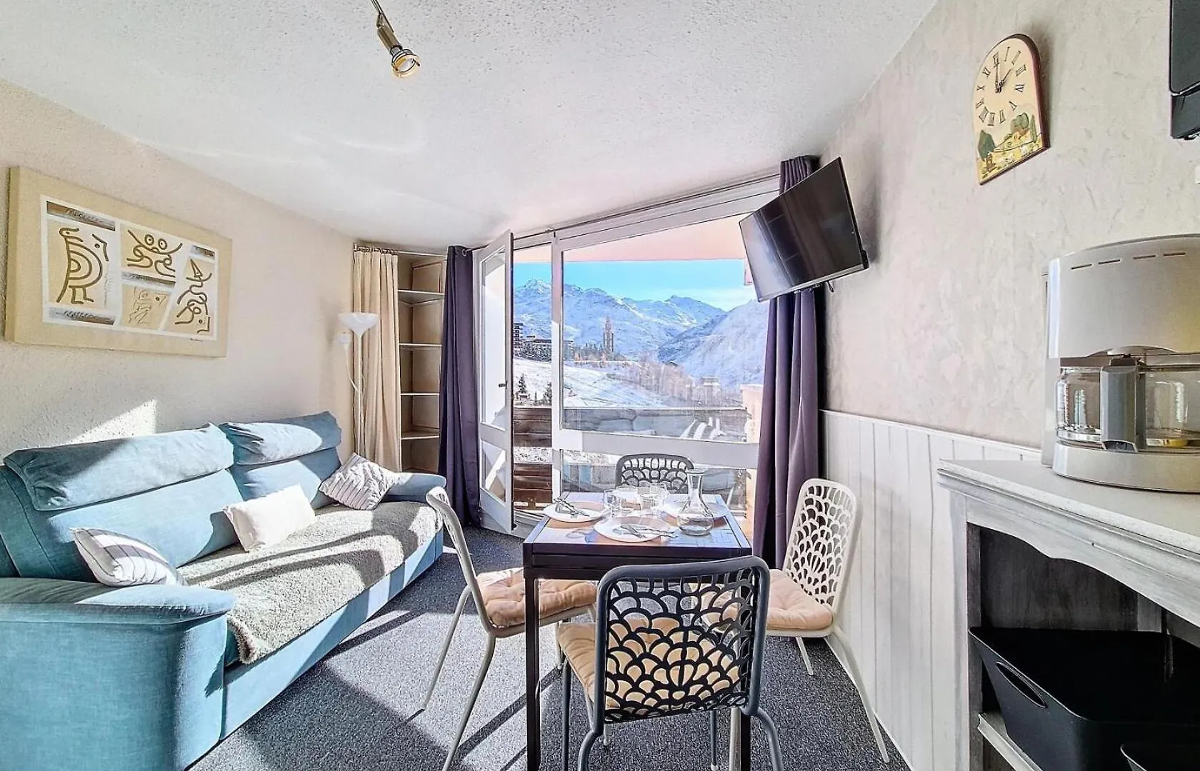 Residence Caron - Studio Agreable - Au Pied Des Pistes - Balcon Mae-1854 생마르탱 드 벨빌